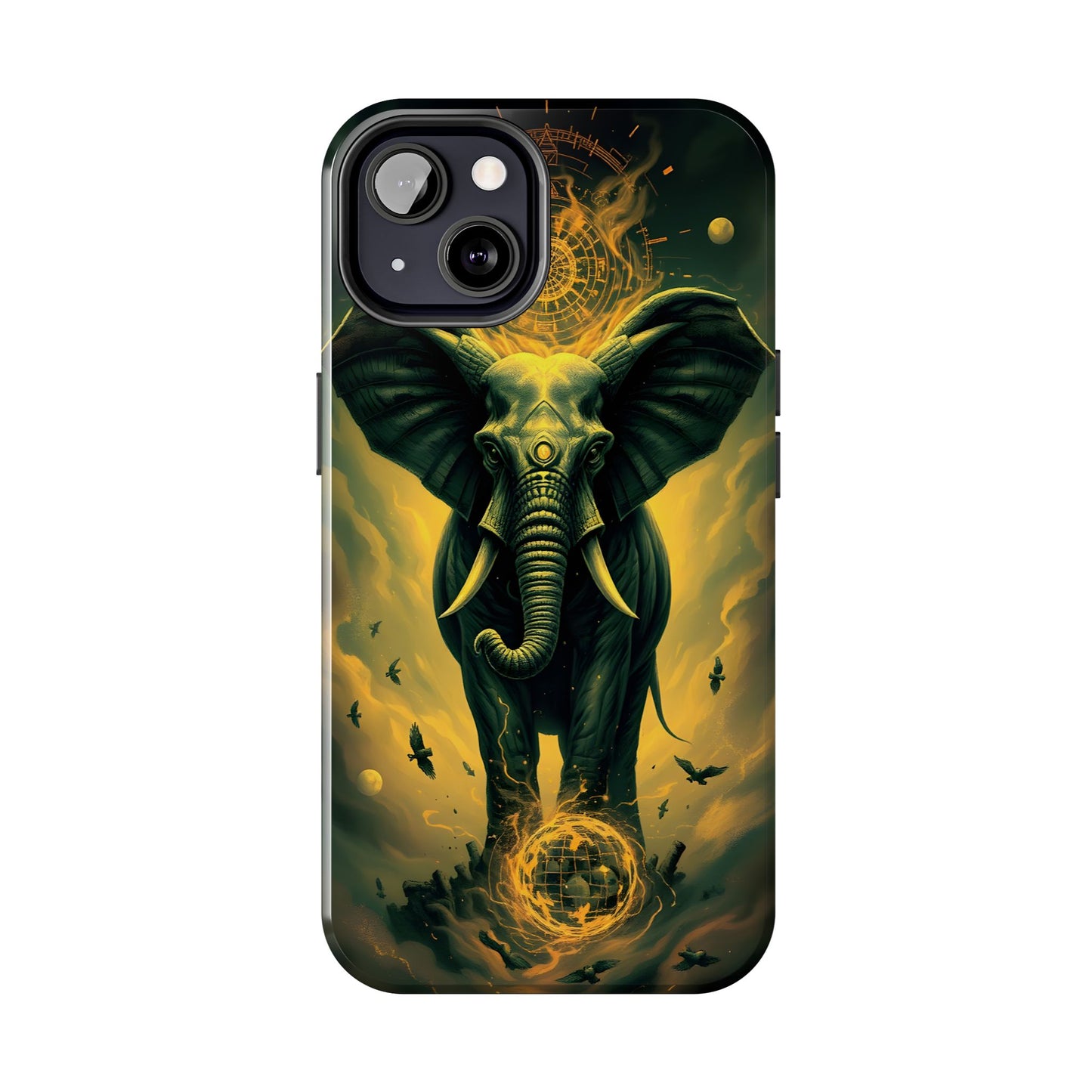 Majestic Elephant Clouds Tough Phone Case - Durable Protection with Bold Design - for iPhone