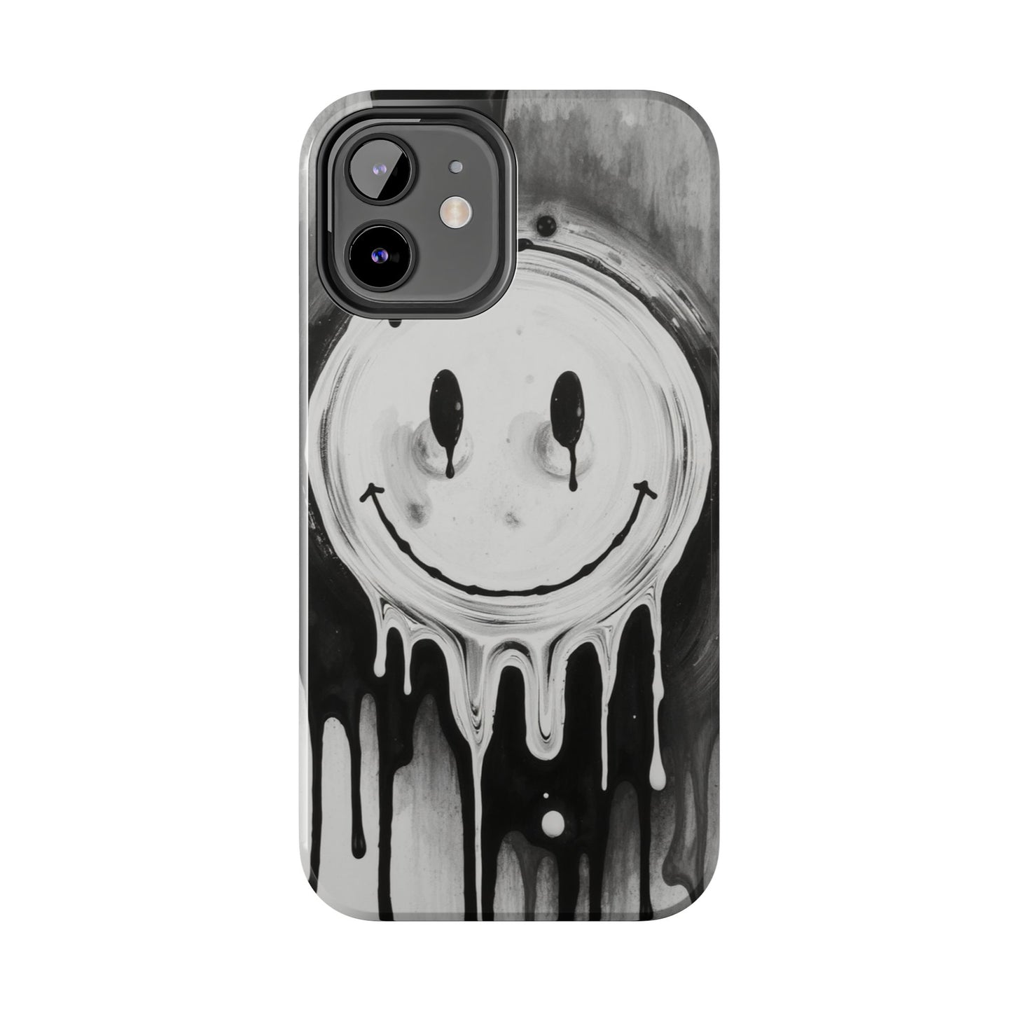 Dripping Smiley Tough Phone Case - Stylish & Durable Protection