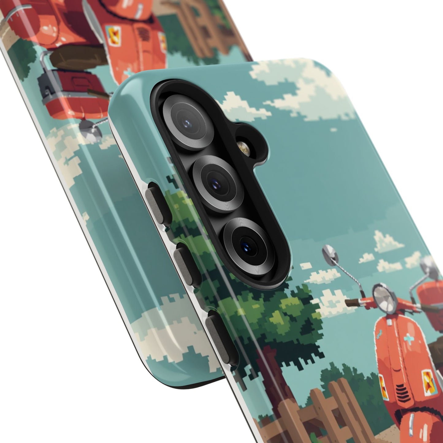Retro Scooter Phone Case - Tough & Stylish Protection