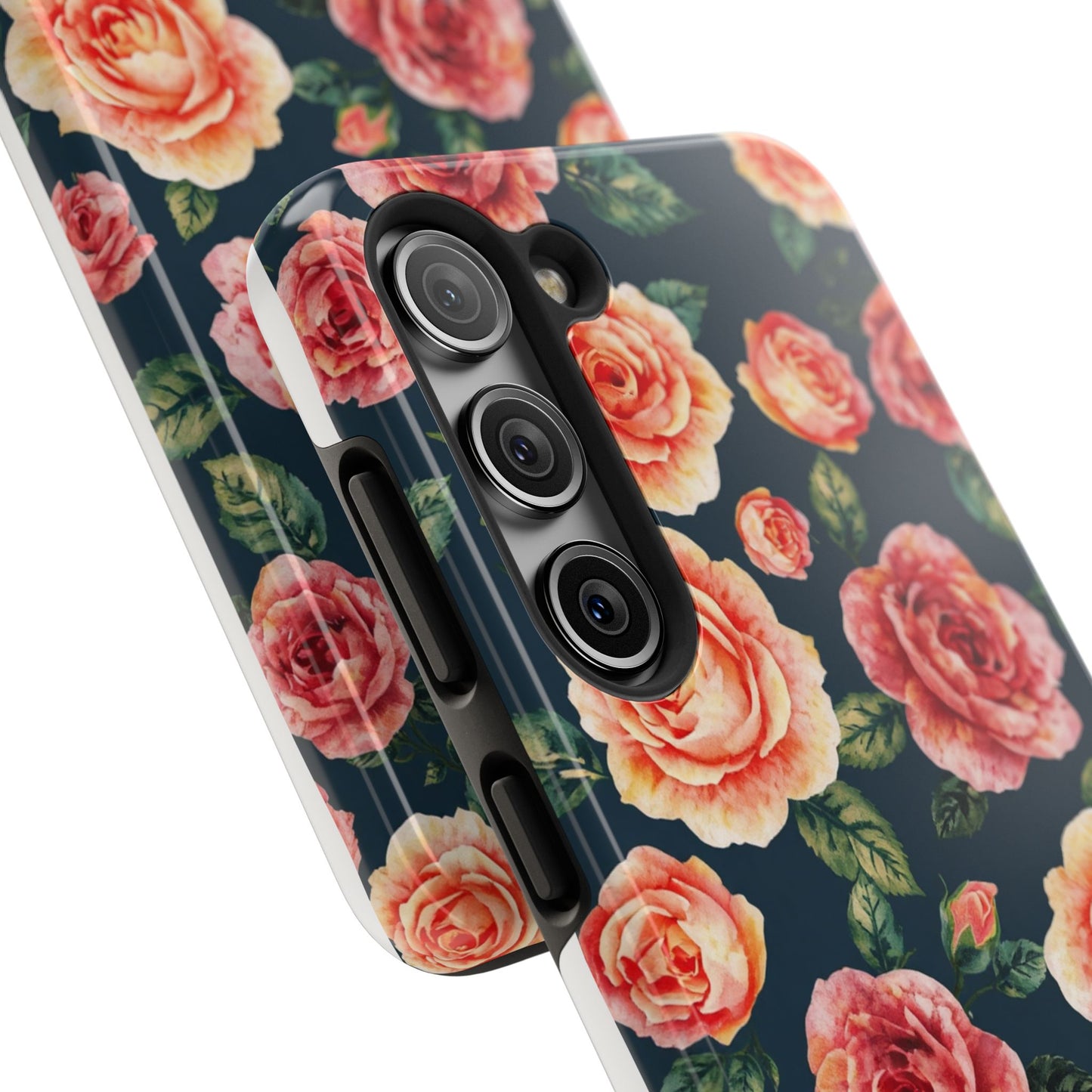 Floral Tough Phone Cases - Durable & Stylish New Age Rose Design - for iPhone