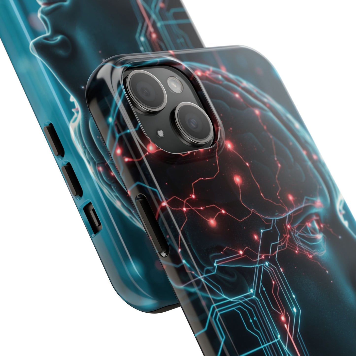 Futuristic Brain Design Tough Phone Case