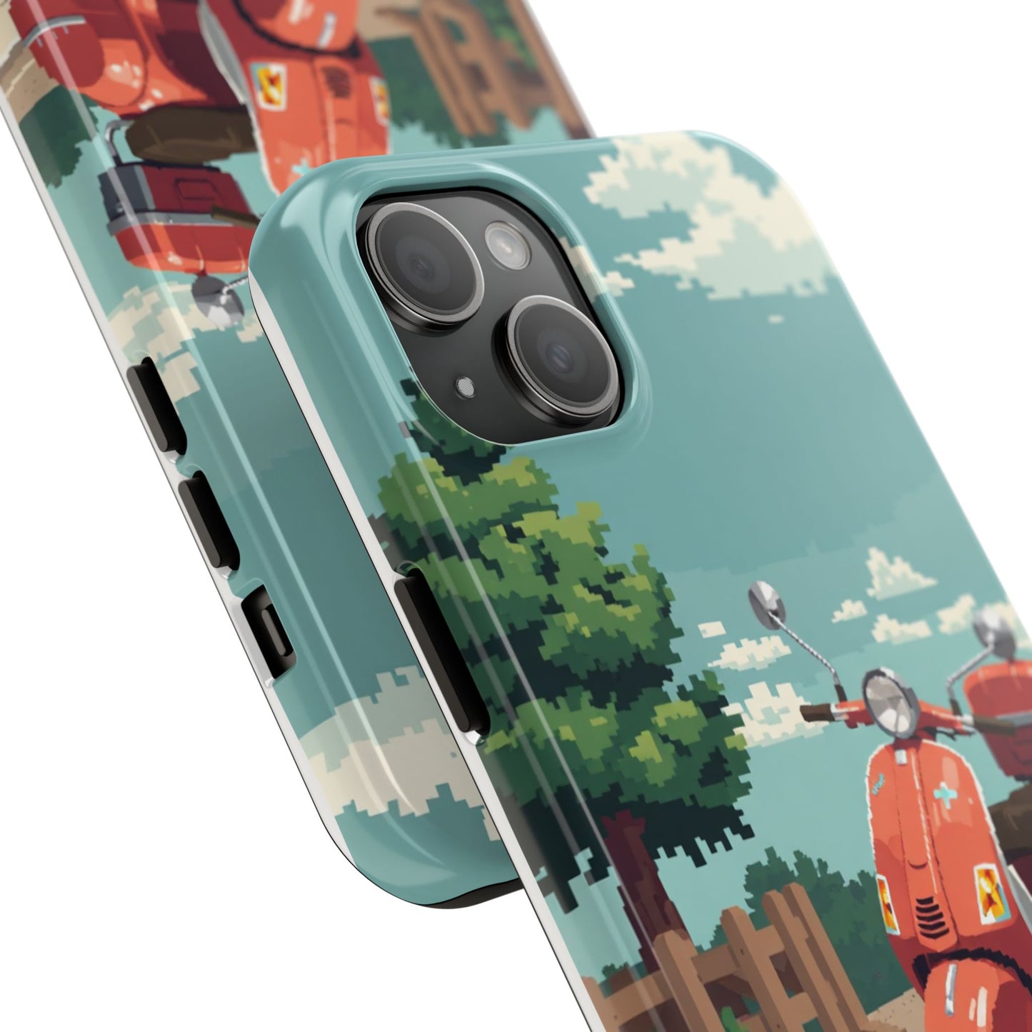 Retro Scooter Phone Case - Tough & Stylish Protection