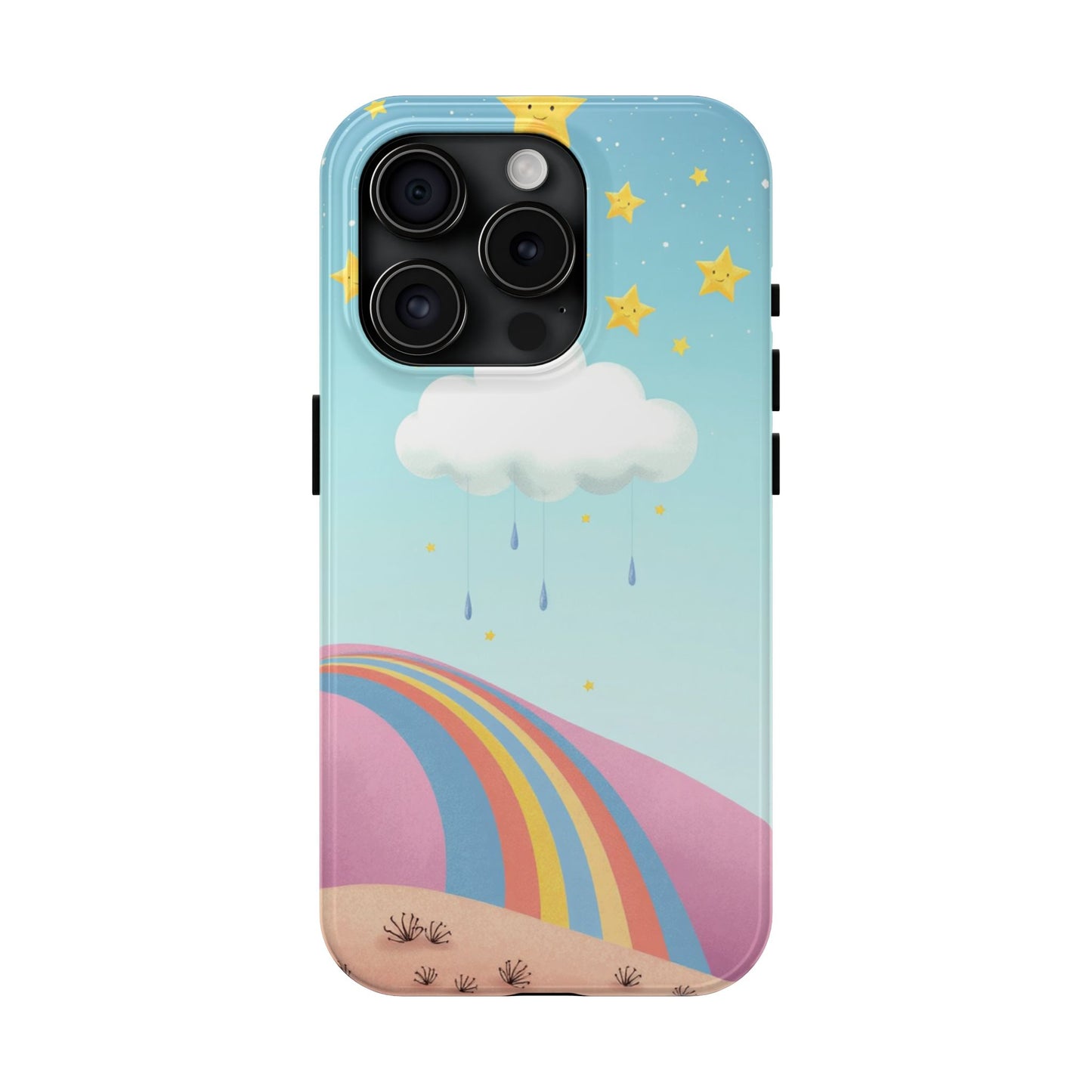 Colorful Rainbow Phone Case - Durable Tough Design for Adventurers