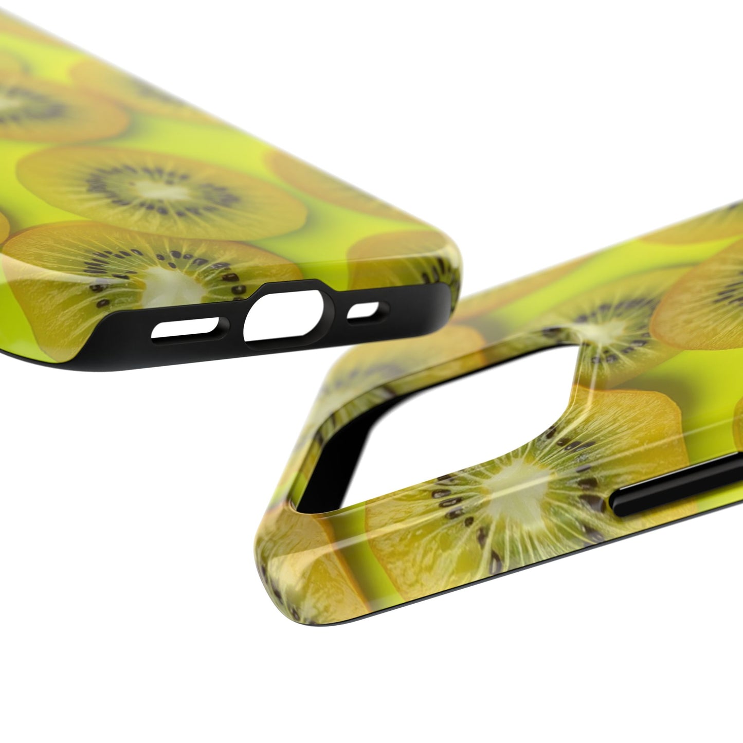 Vibrant Kiwi Tough Phone Case - Bright Yellow Design for Fruit Lovers