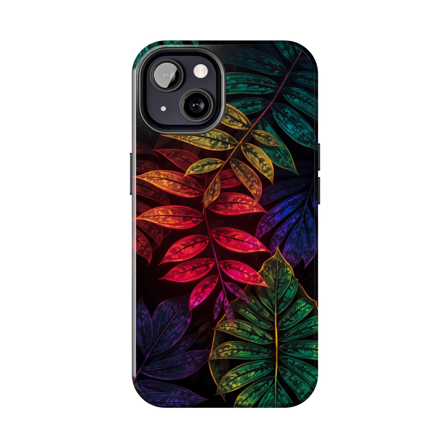 Vibrant Tropical Leaf Tough Phone Case