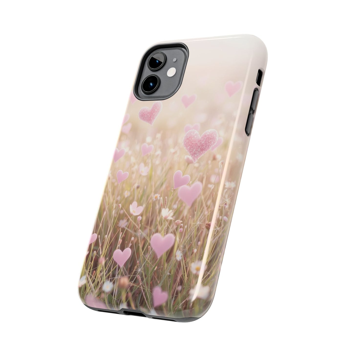 Romantic Hearts Tough Phone Case - Perfect for Lovers and Celebrations