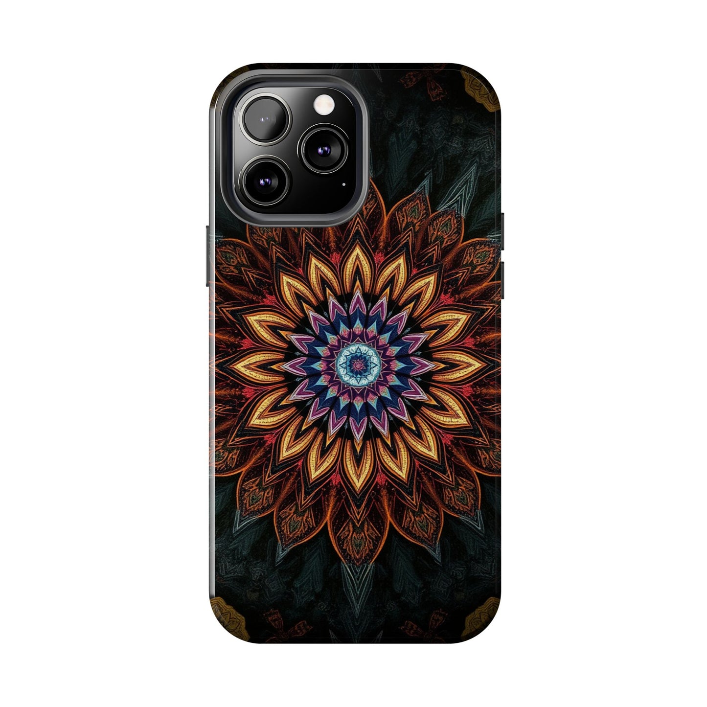 Mystic Mandala Tough Phone Case - Durable Protection with Artistic Design - for iPhone