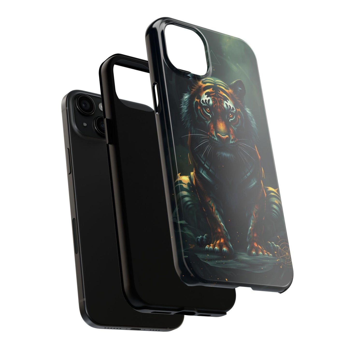 Fierce Mystical Tiger Tough Phone Case | Durable Protection for Nature Lovers - for iPhone