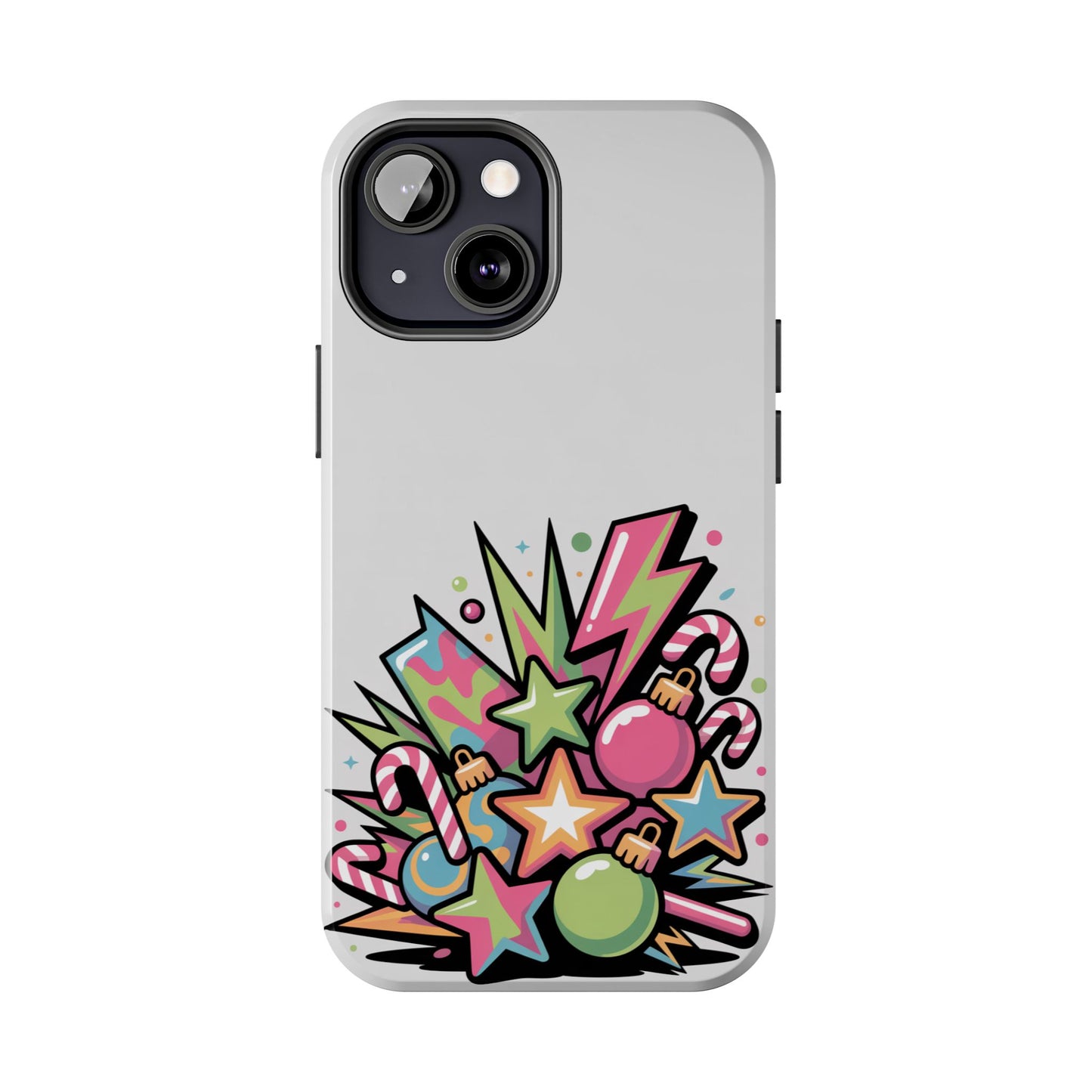 Colorful Explosion Retro Christmas Tough Phone Case
