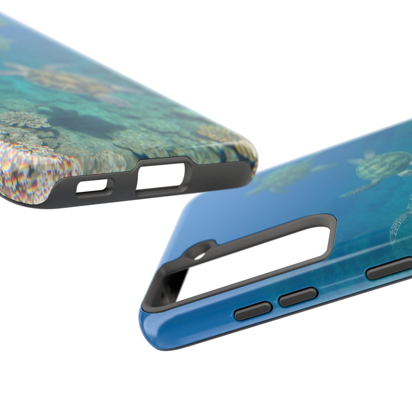 Ocean Turtle Tough Phone Cases - Durable Protection with Marine Art