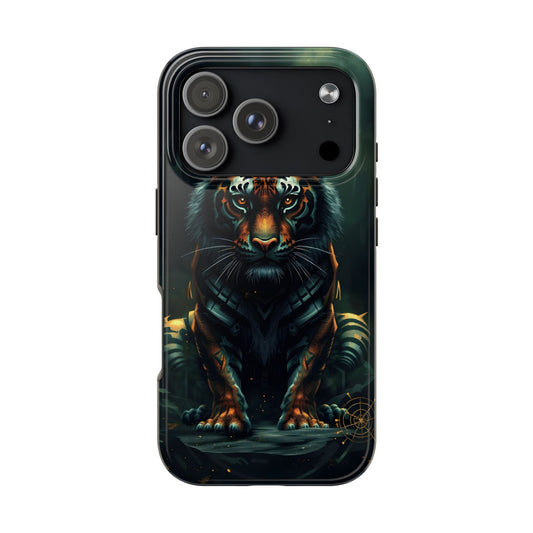Fierce Mystical Tiger Tough Phone Case | Durable Protection for Nature Lovers - for iPhone