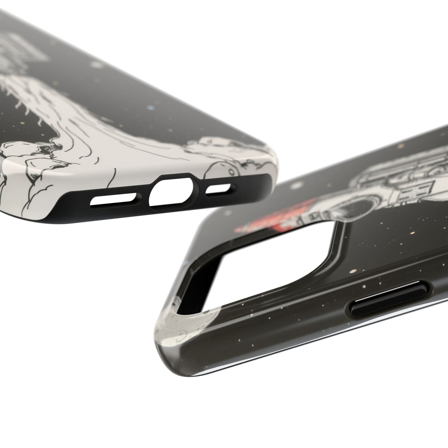 Cool Tough Phone Case for iPhone - Astro-Rocket Bond