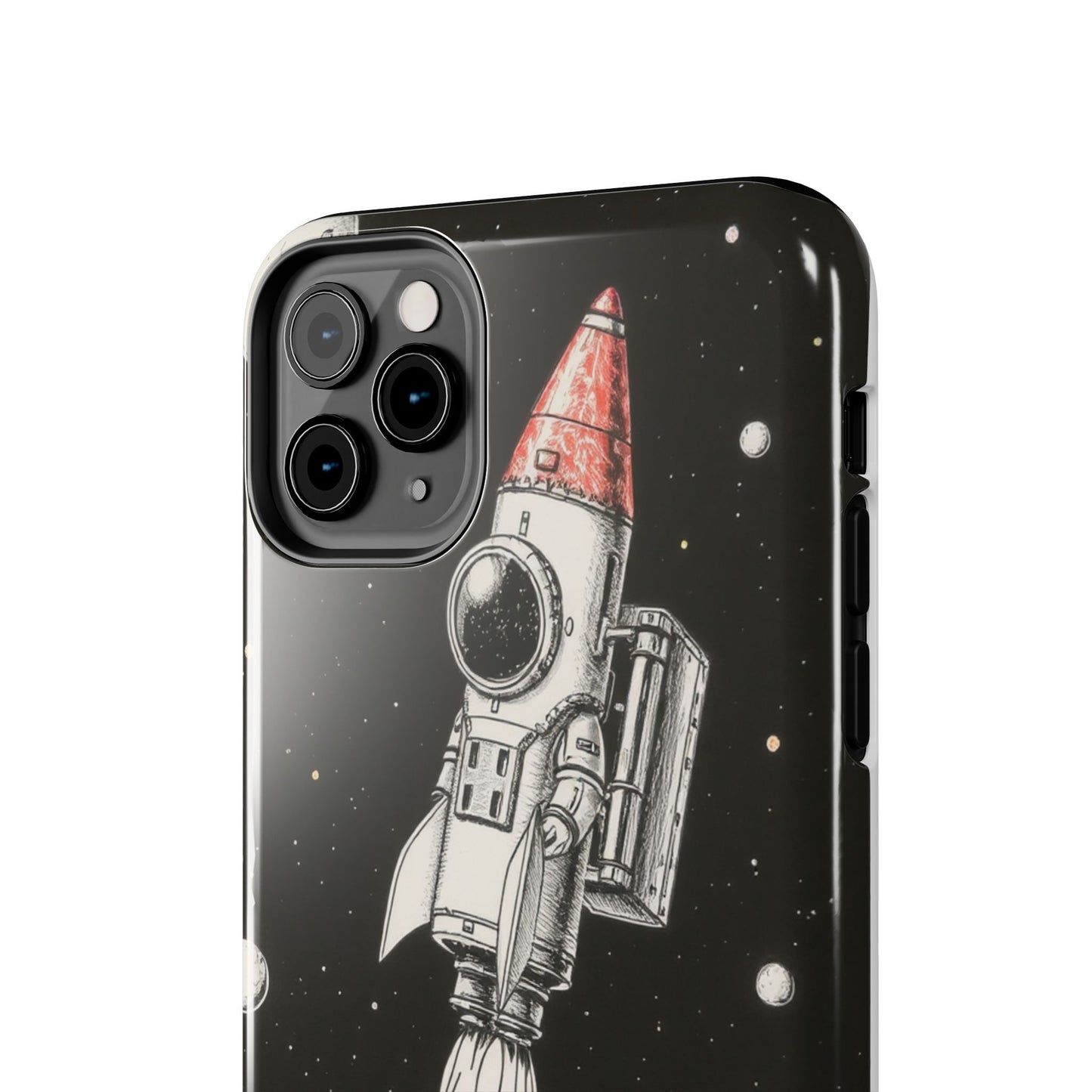 Cool Tough Phone Case for iPhone - Astro-Rocket Bond