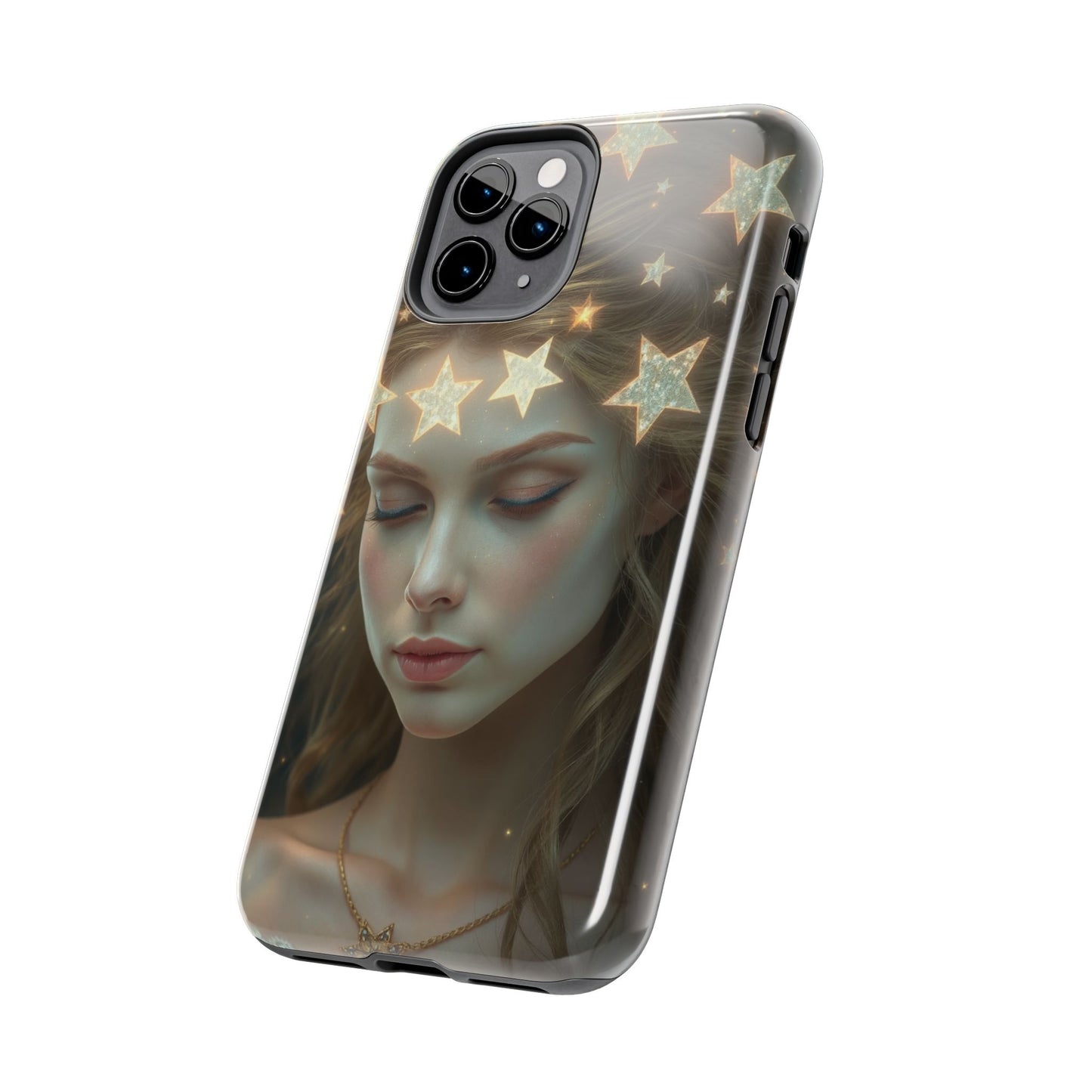 Celestial Dream Tough Phone Case - Artistic Starry Design for Style Enthusiasts