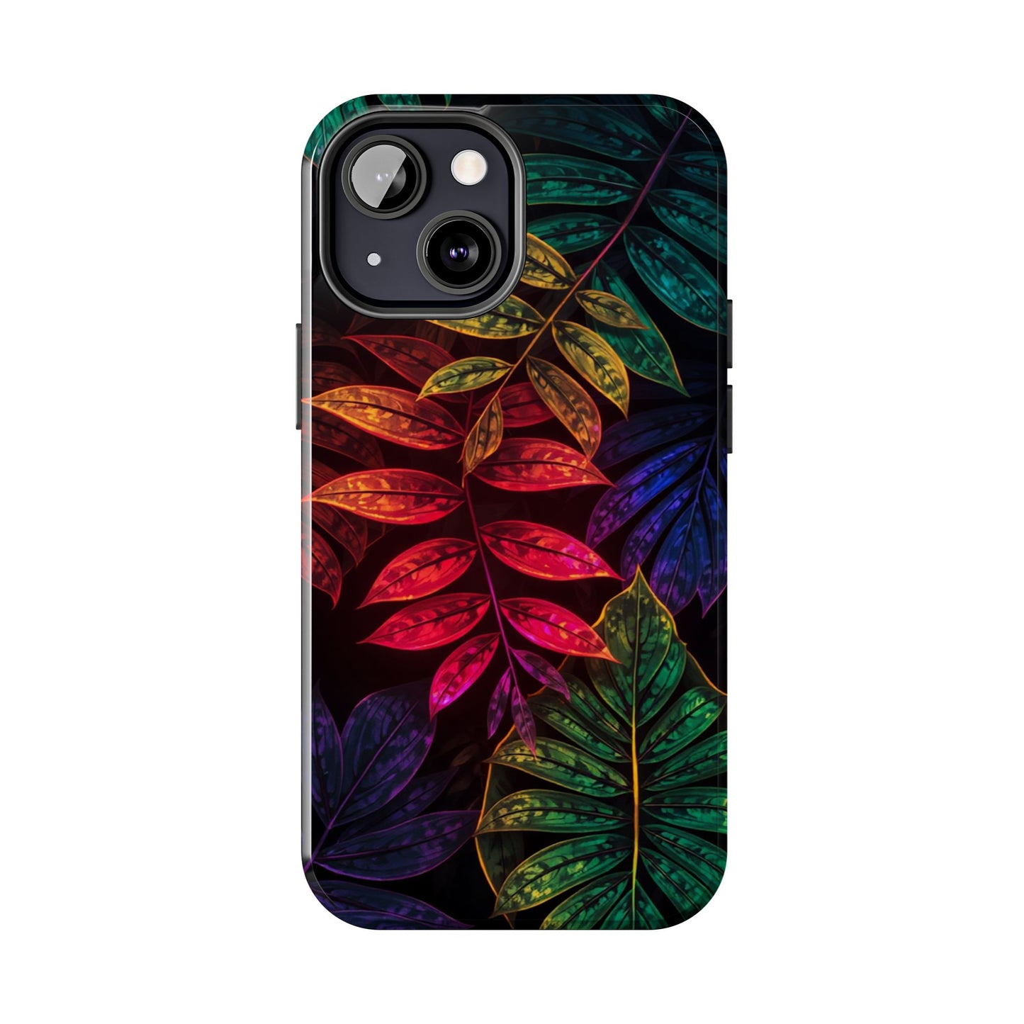 Vibrant Tropical Leaf Tough Phone Case