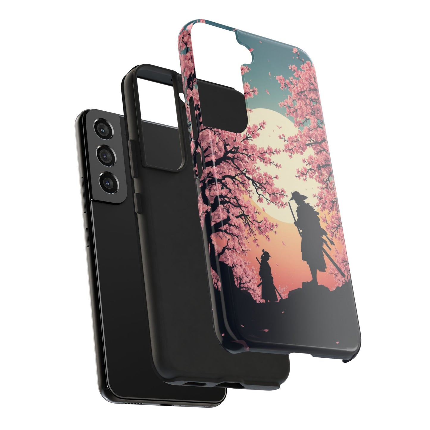 Cherry Blossom Samurai Tough Phone Case