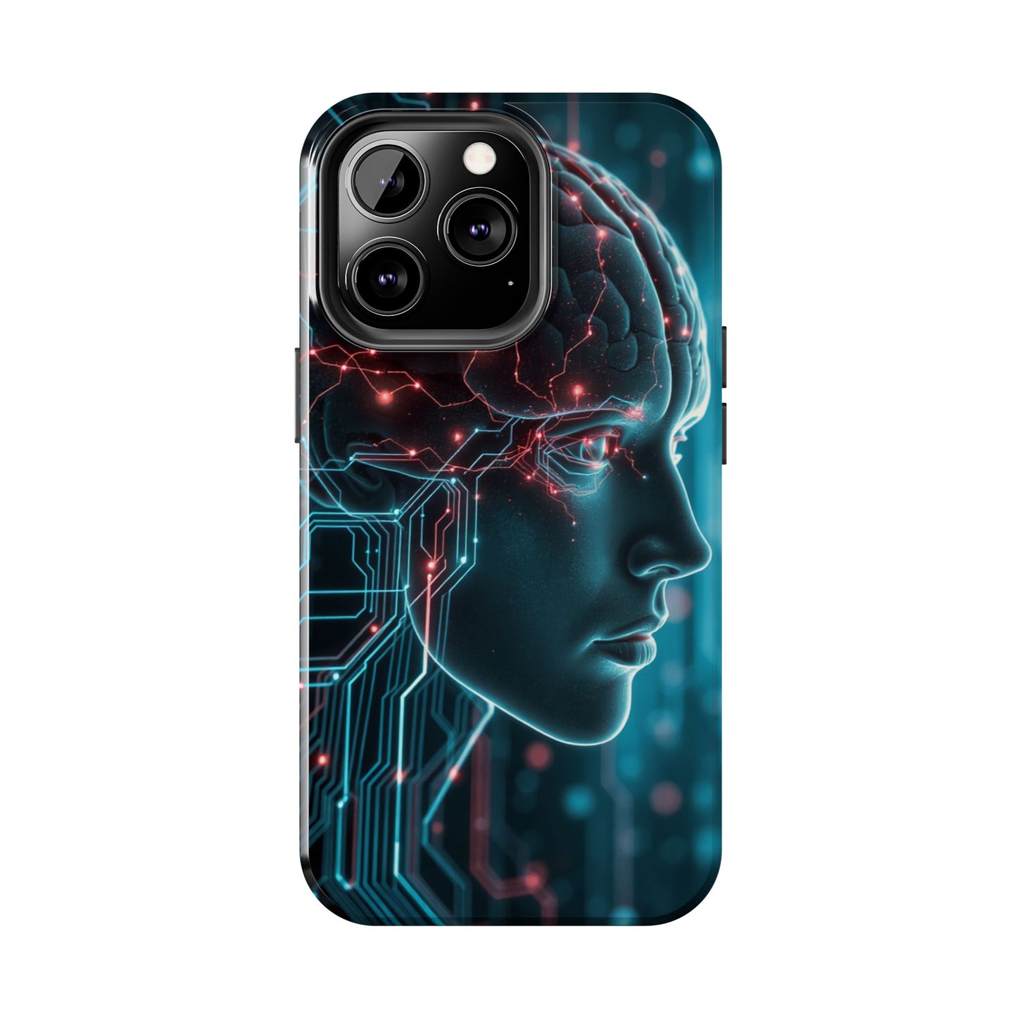 Futuristic Brain Design Tough Phone Case