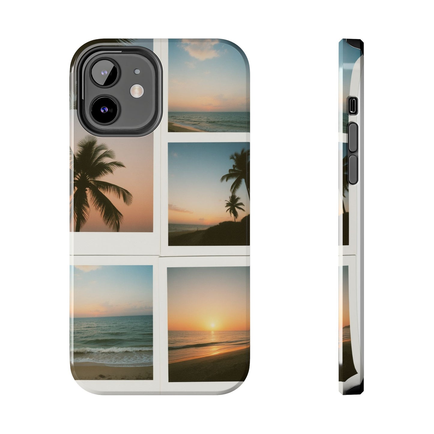 Tropical Sunset Tough Phone Case - Beach Vibes for Summer Adventures