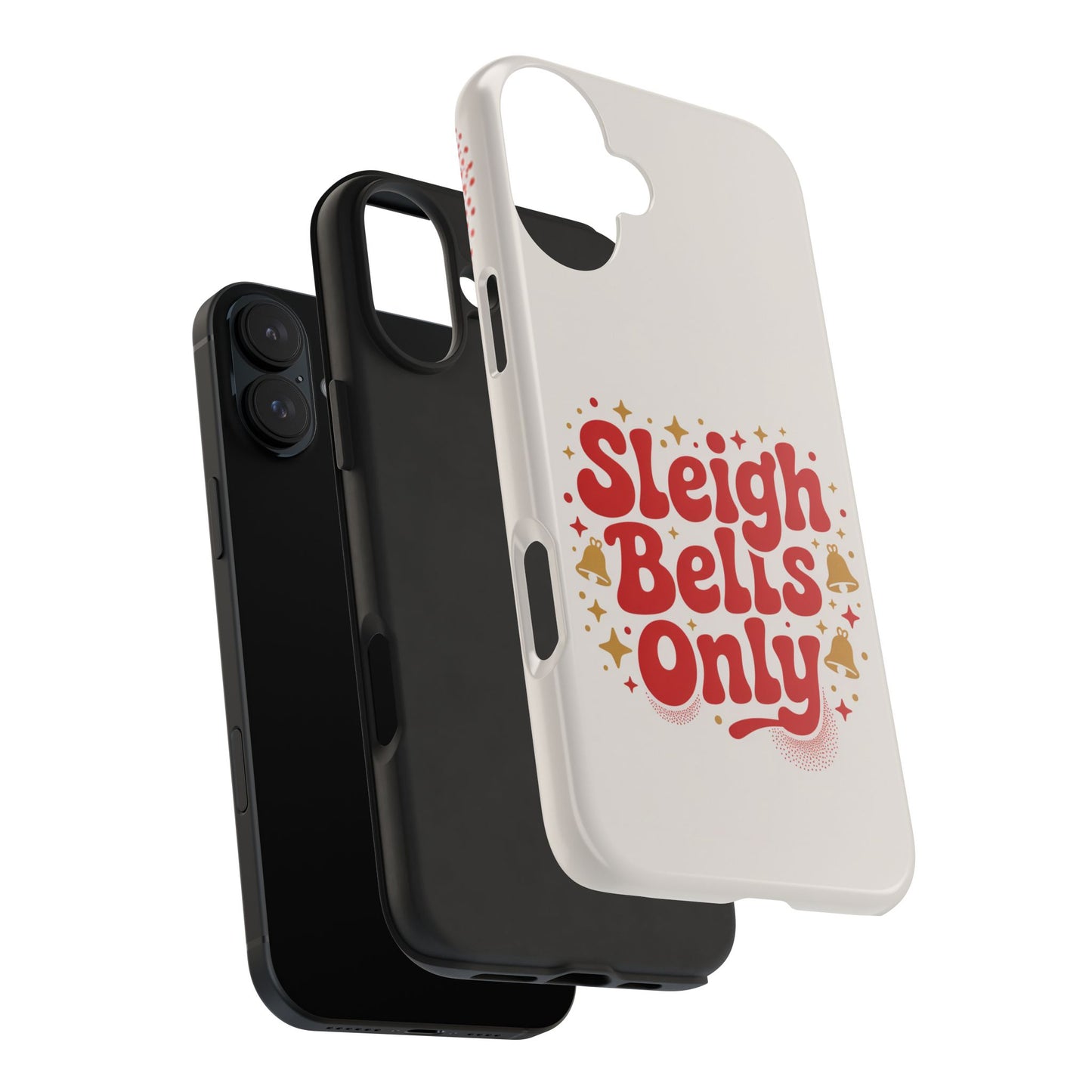 Holiday Tough Phone Case - Sleigh Bells Only Design