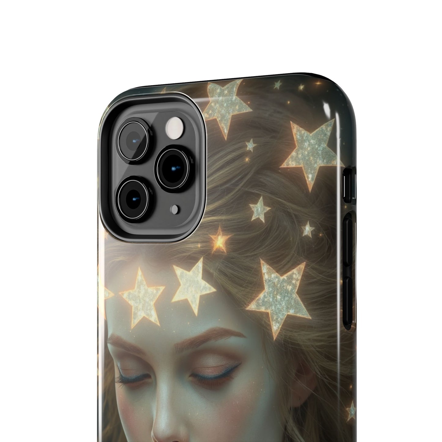 Celestial Dream Tough Phone Case - Artistic Starry Design for Style Enthusiasts