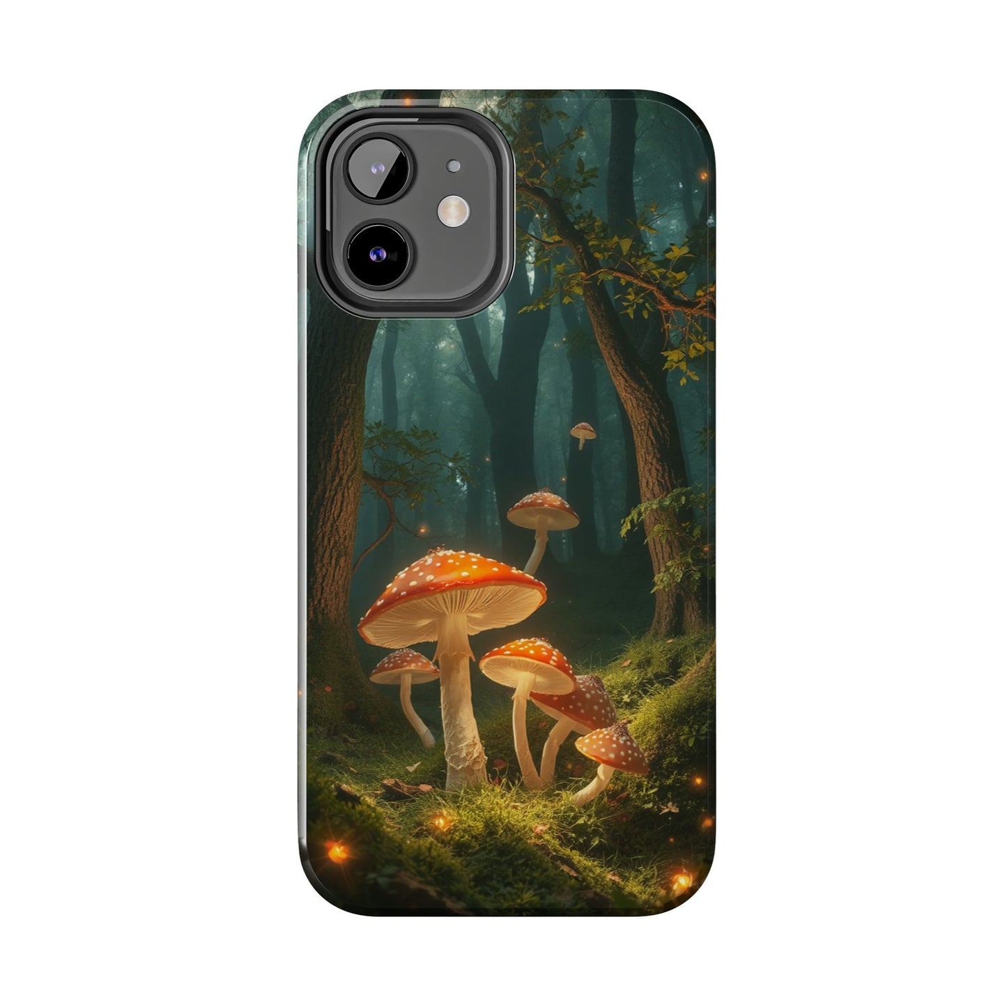 Whimsical Mushroom Tough Phone Case - Forest Fantasy Design