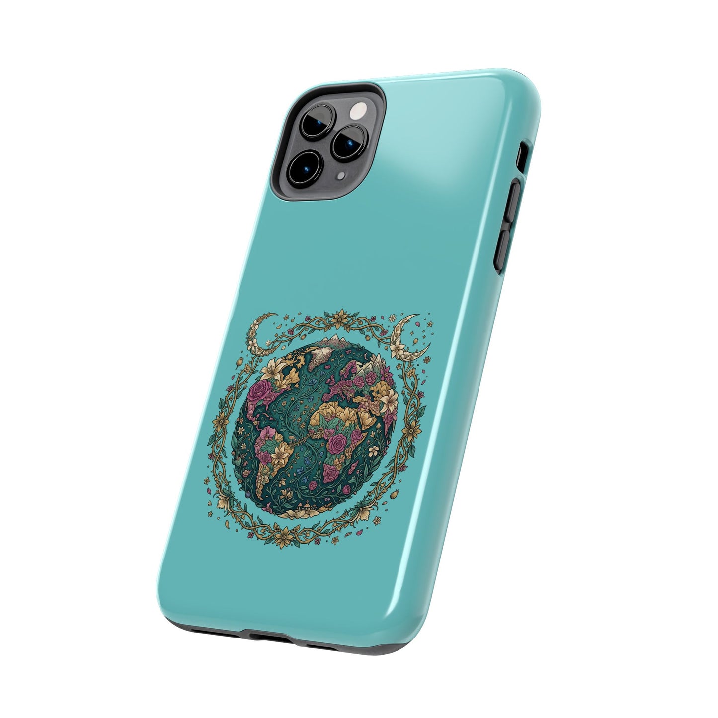 Mystical Floral Planet Phone Case — Tough Protective Phone Case