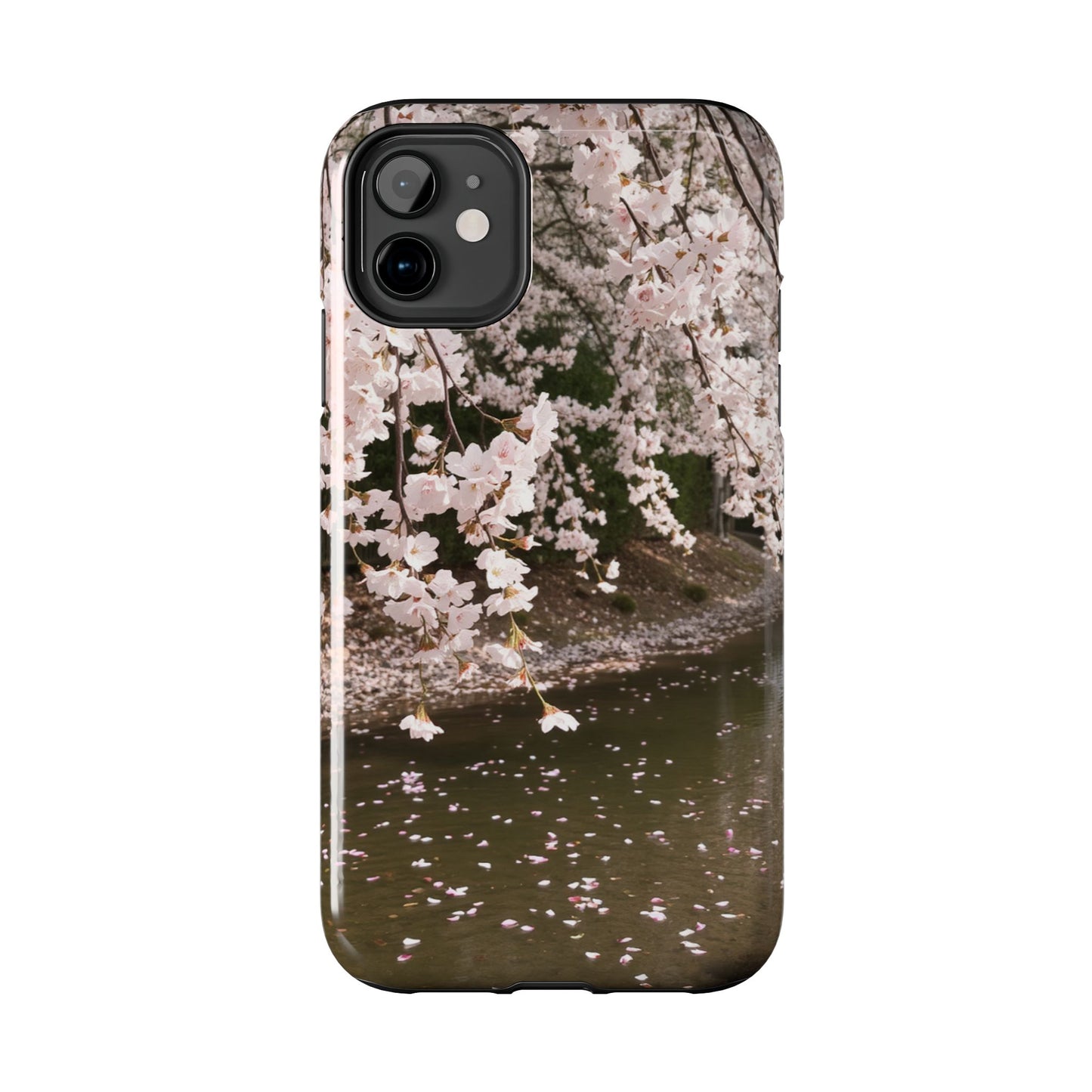 Cherry Blossom Tough Phone Cases - Durable Protection with Floral Serenity