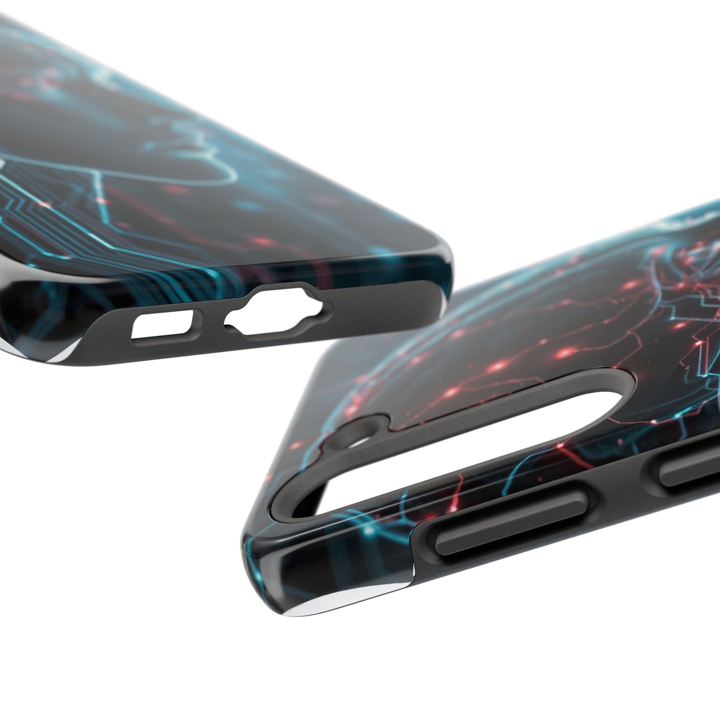 Futuristic Brain Design Tough Phone Case