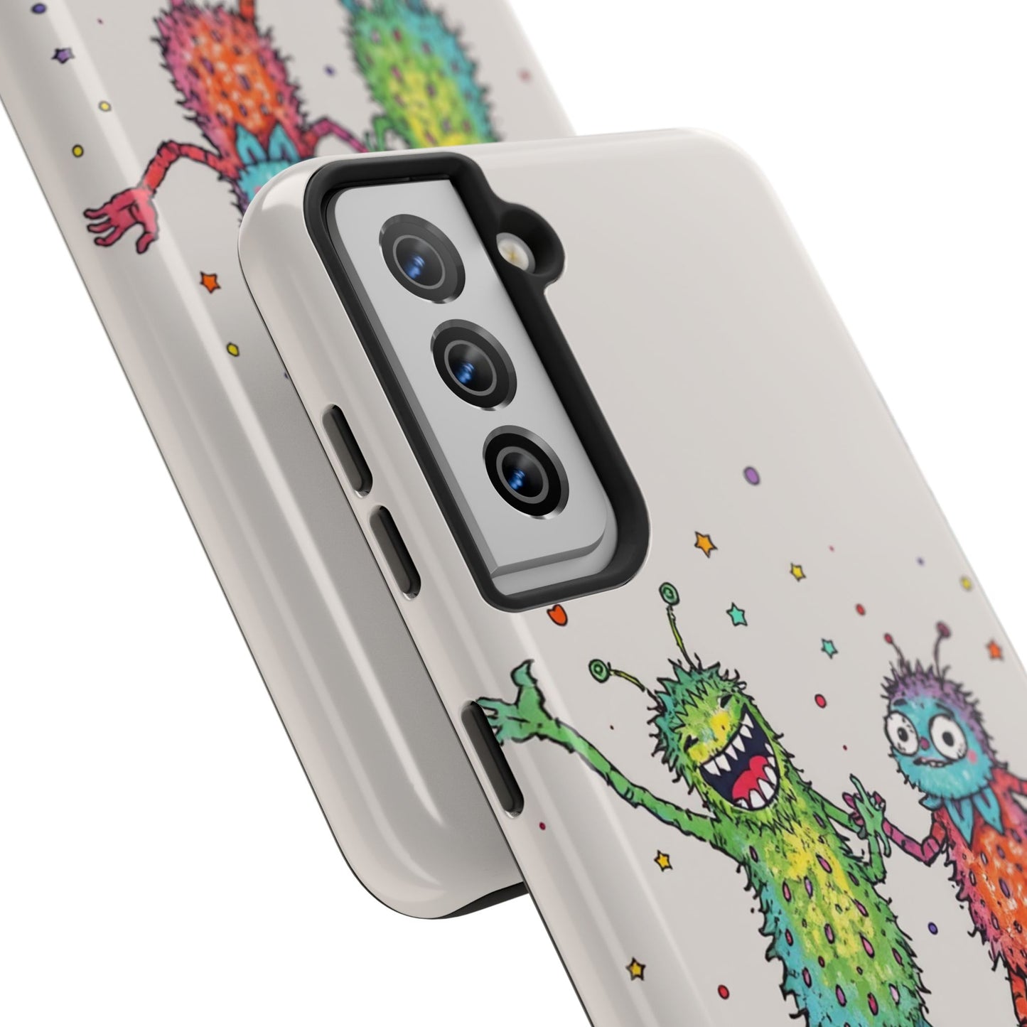 Colorful Monster Tough Phone Case - Fun and Playful Design