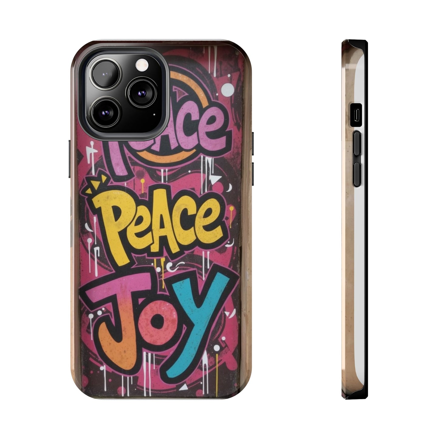 Colorful Peace Joy Tough Phone Case