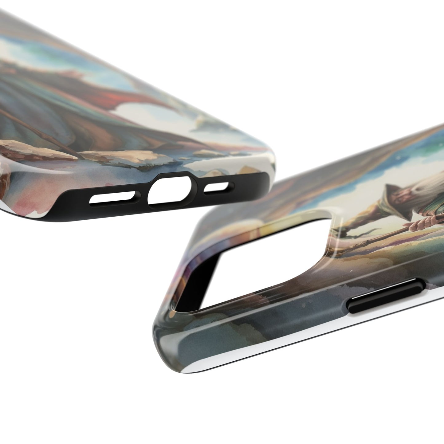 Magical Wizard Phone Case - Tough, Durable Phone Cover for Fantasy Lovers, Geek Gift, Unique Design, Celestial Phone Accessory