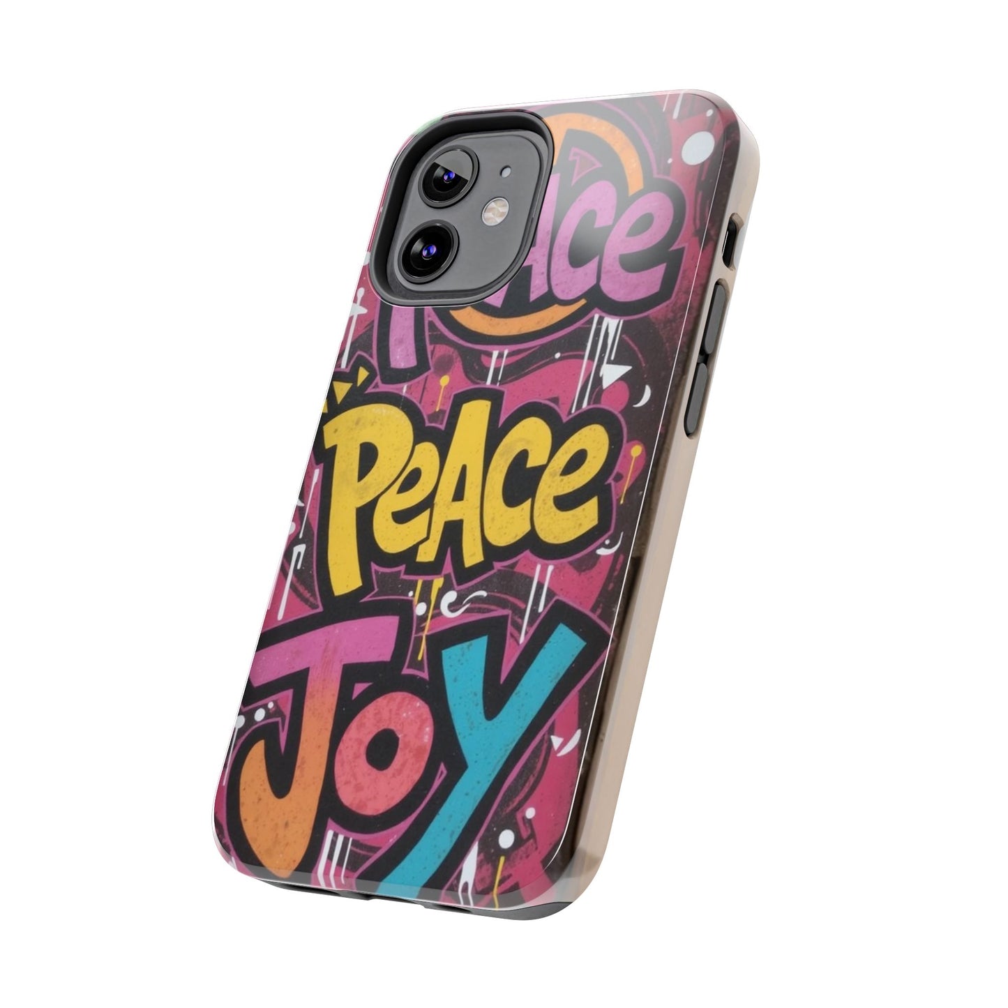 Colorful Peace Joy Tough Phone Case