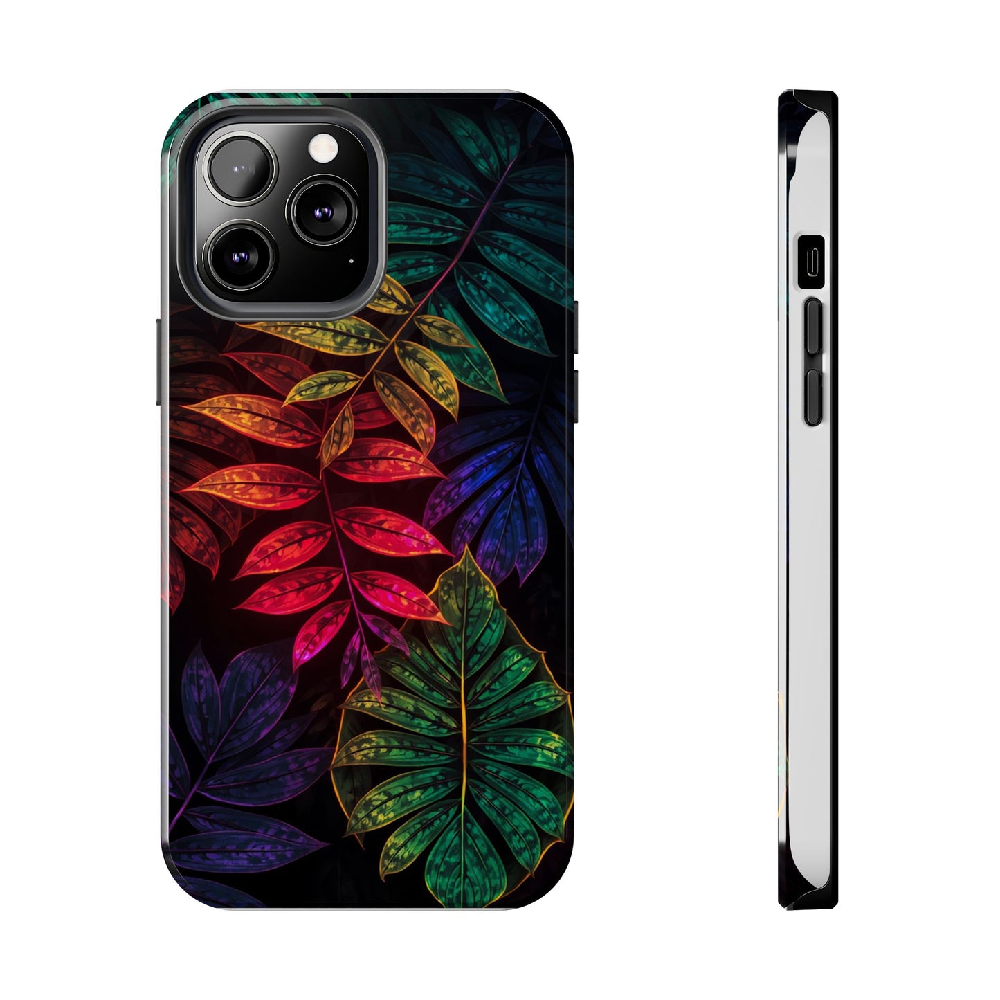 Vibrant Tropical Leaf Tough Phone Case
