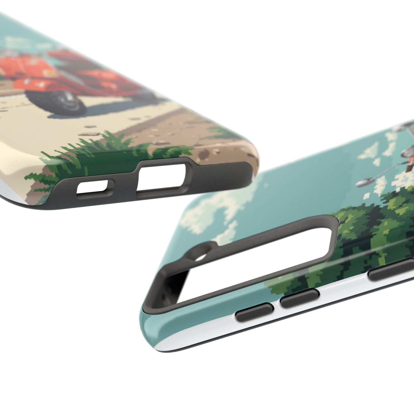 Retro Scooter Phone Case - Tough & Stylish Protection