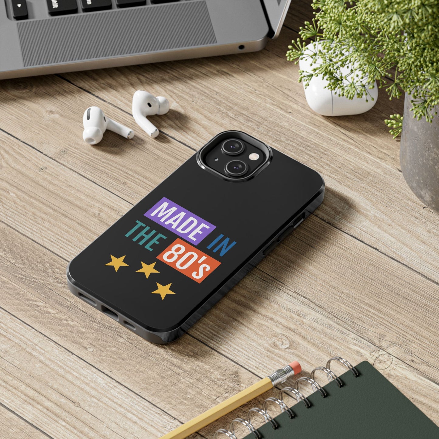 80's Retro Tough Phone Case - Made in the 80's Design