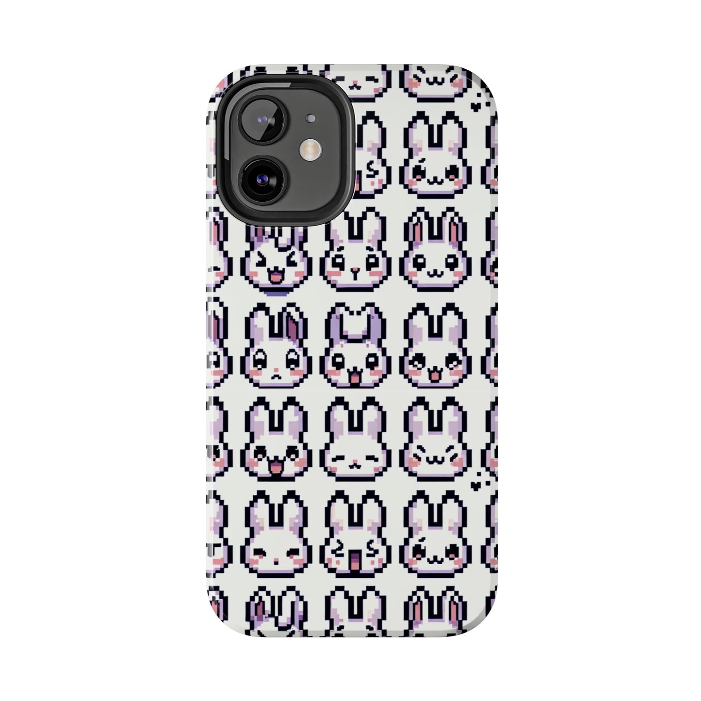 Cute Pixel Bunny Tough Phone Case - Stylish & Protective Cover for iPhone