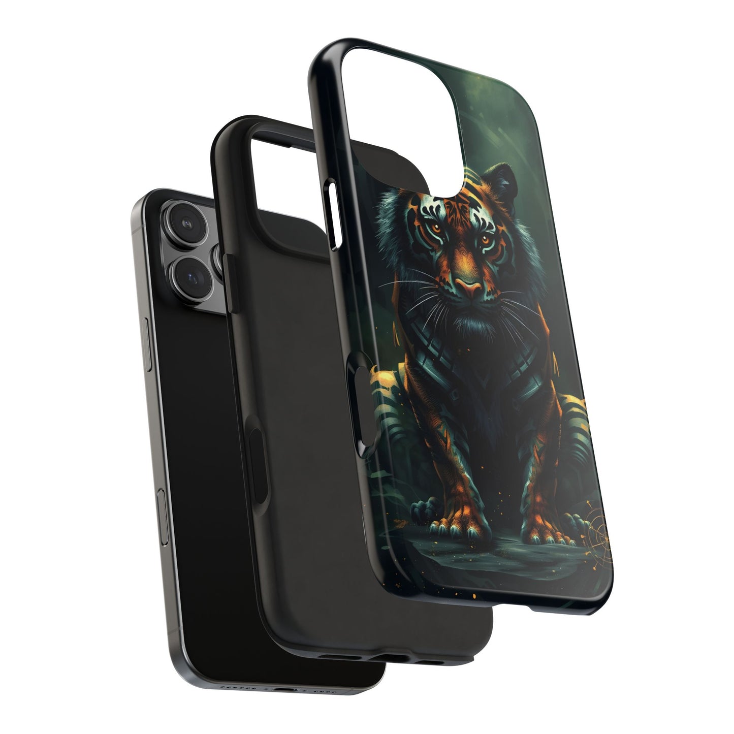 Fierce Mystical Tiger Tough Phone Case | Durable Protection for Nature Lovers - for iPhone
