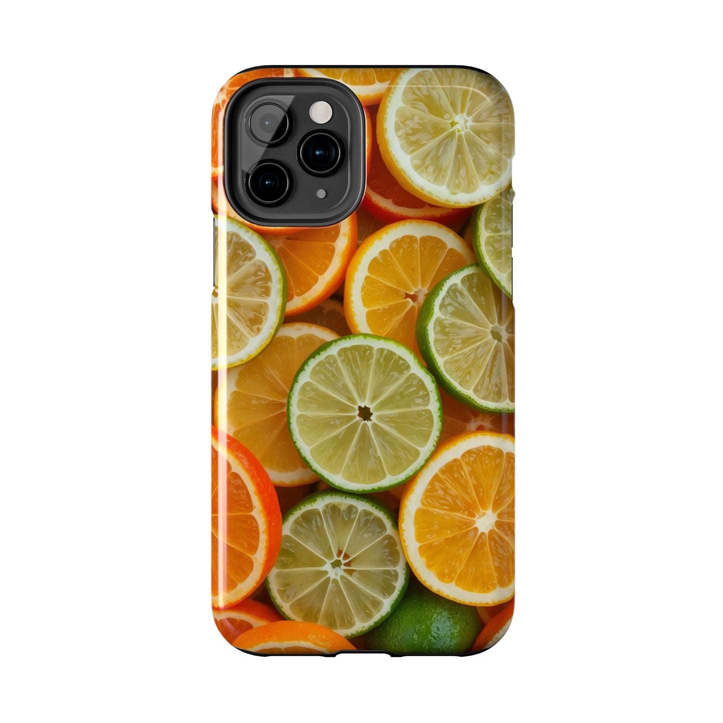 Citrus Slice Tough Phone Case – Vibrant Fruit Design for Summer Fun