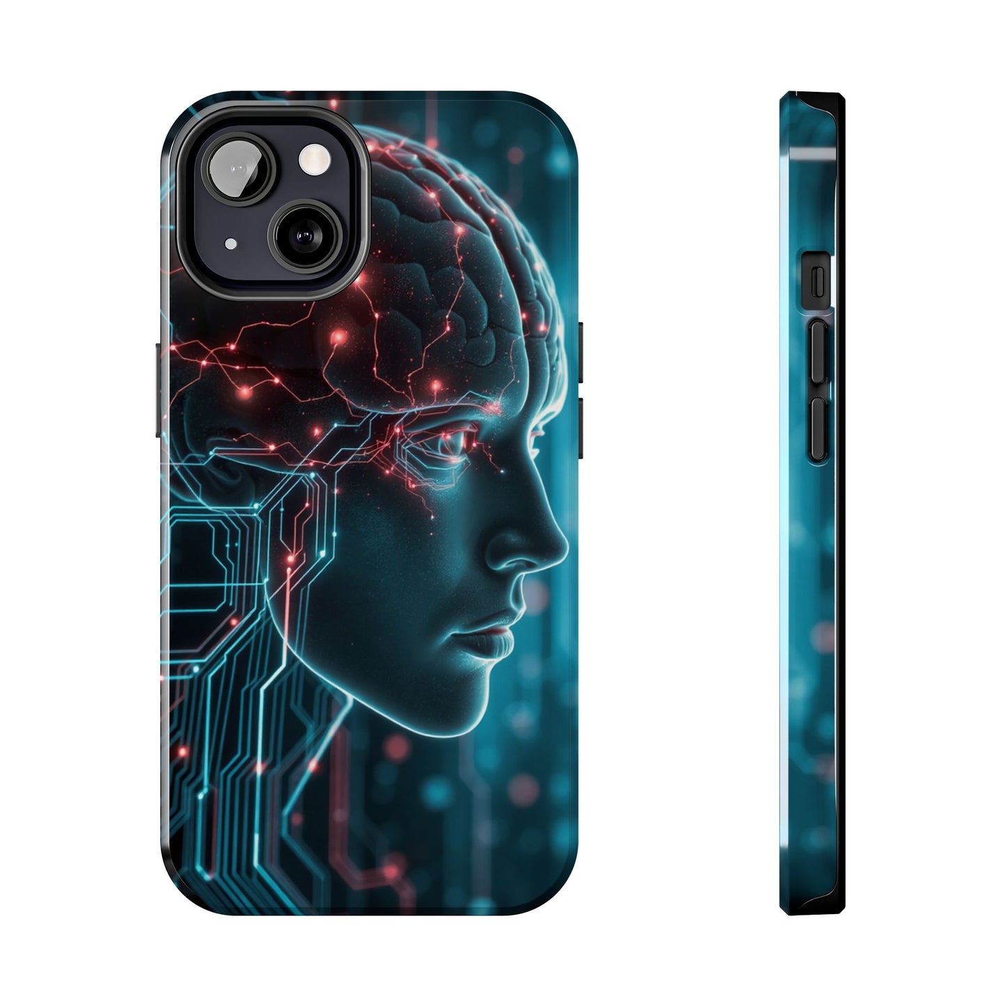 Futuristic Brain Design Tough Phone Case