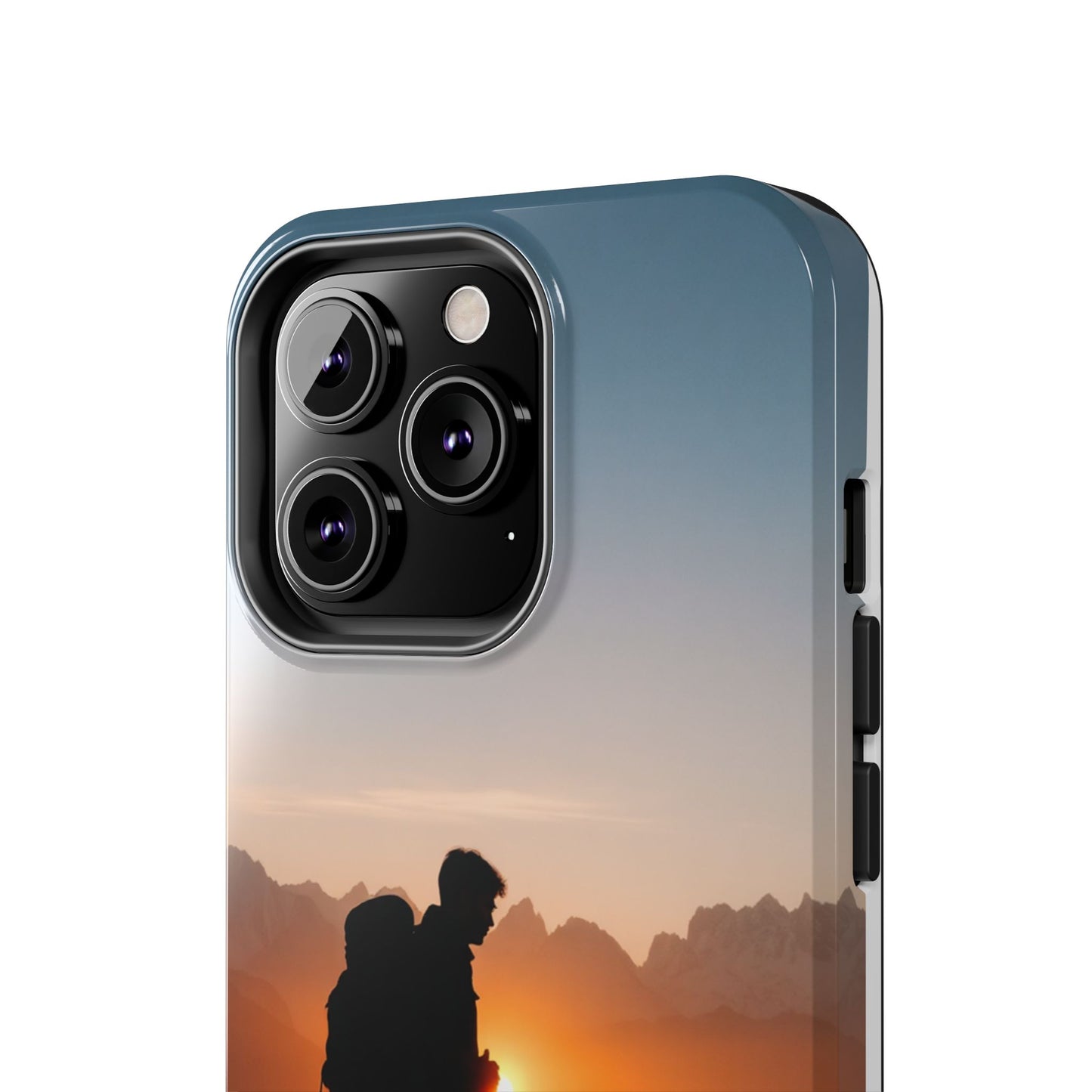 Explorer Adventure Sunset Mountain iPhone Case
