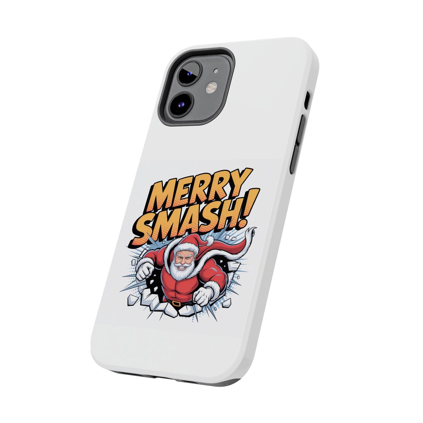 Santa Merry Smash Phone Case