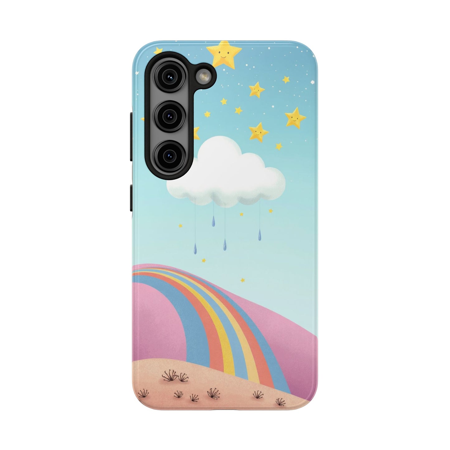 Colorful Rainbow Phone Case - Durable Tough Design for Adventurers