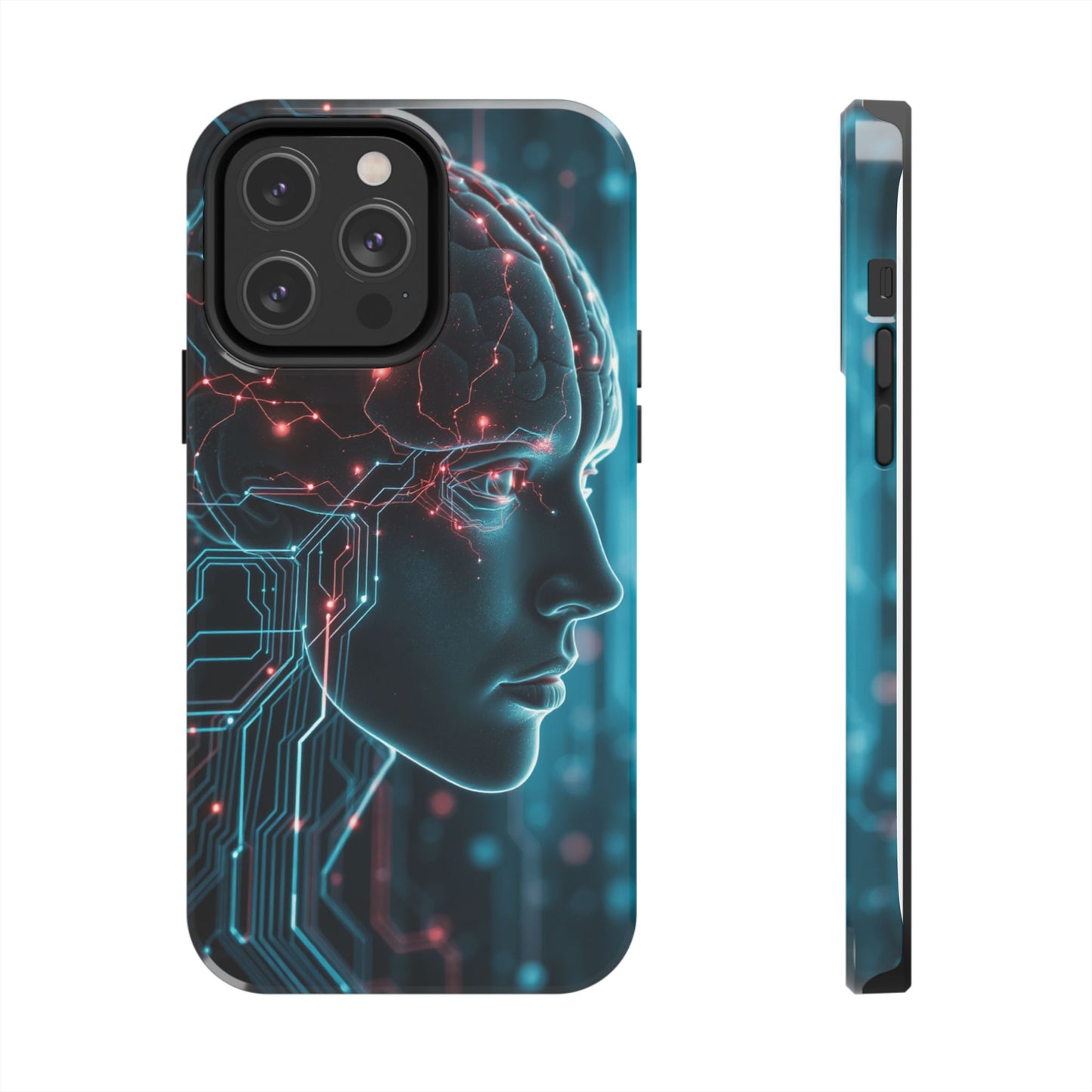 Futuristic Brain Design Tough Phone Case