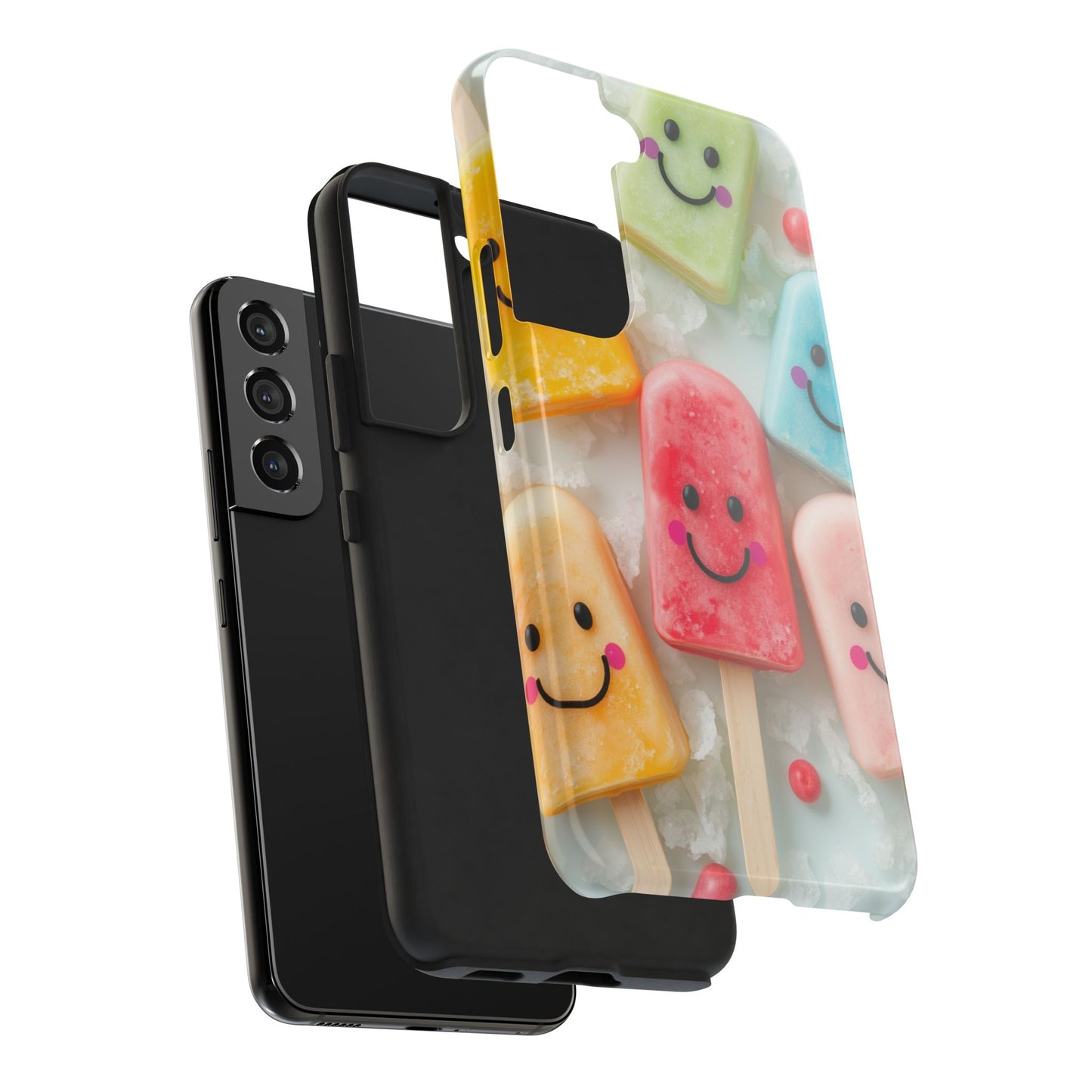 Cute Smile Popsicle Tough Phone Case - Fun Protection for Your Device