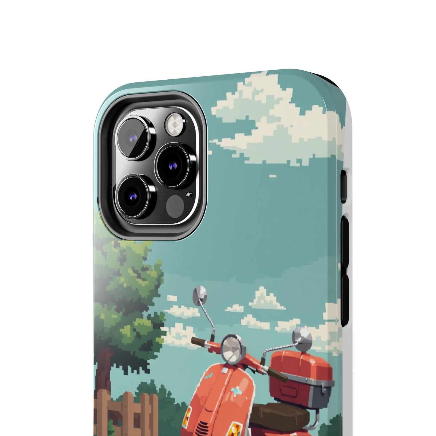 Retro Scooter Phone Case - Tough & Stylish Protection