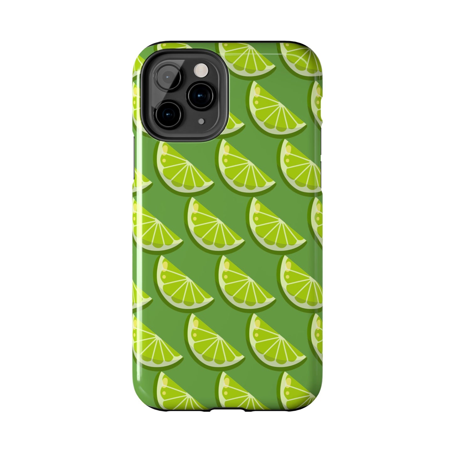 Lime Slice Tough Phone Case - Green Party - for iPhone
