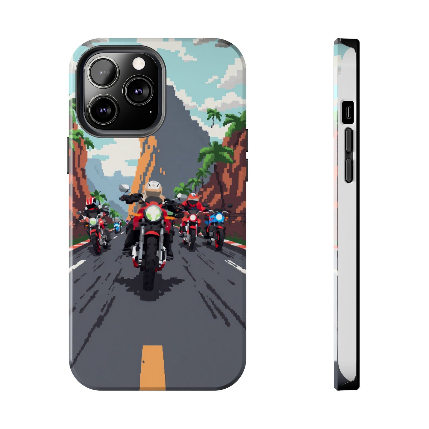 Retro Biker Tough Phone Case - Perfect for Motorcycle Lovers