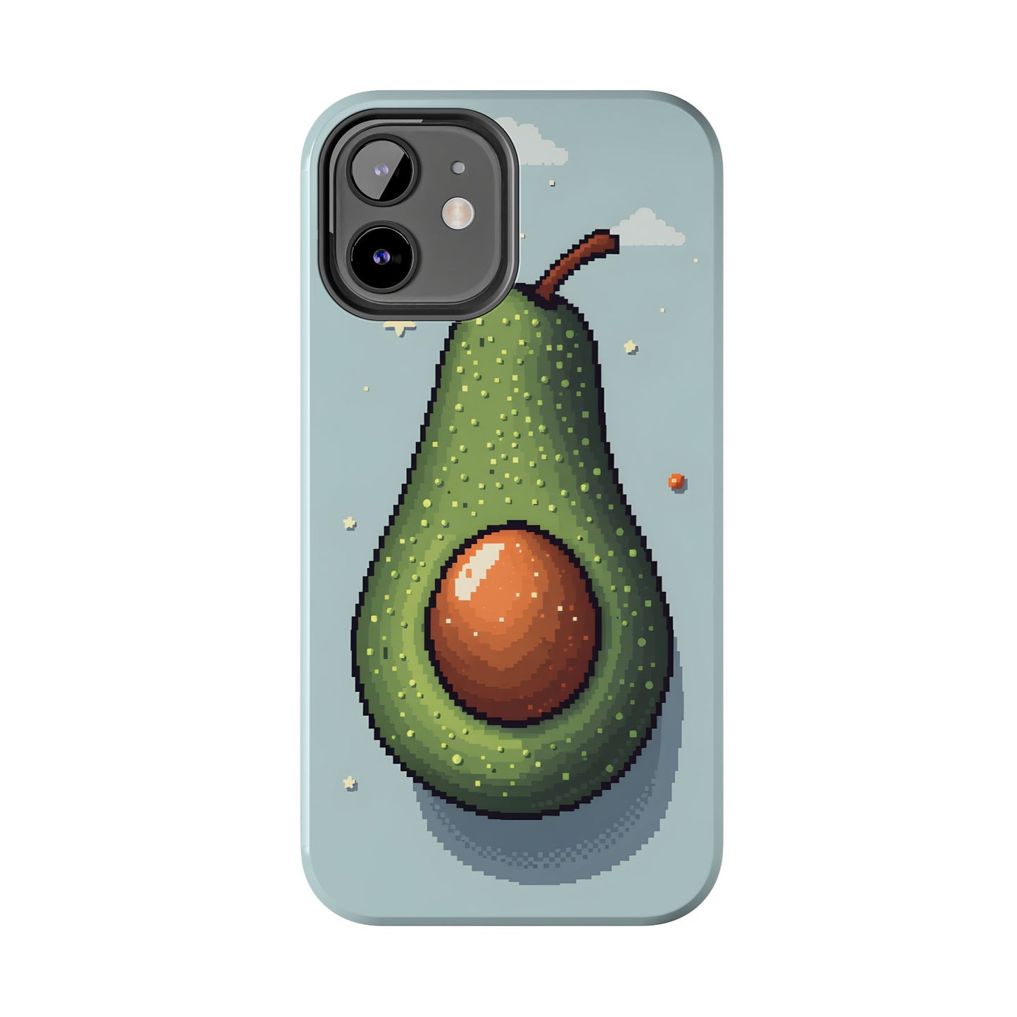 Pixel Avocado Tough Phone Case - Perfect for Foodies & Nature Lovers - for iPhone