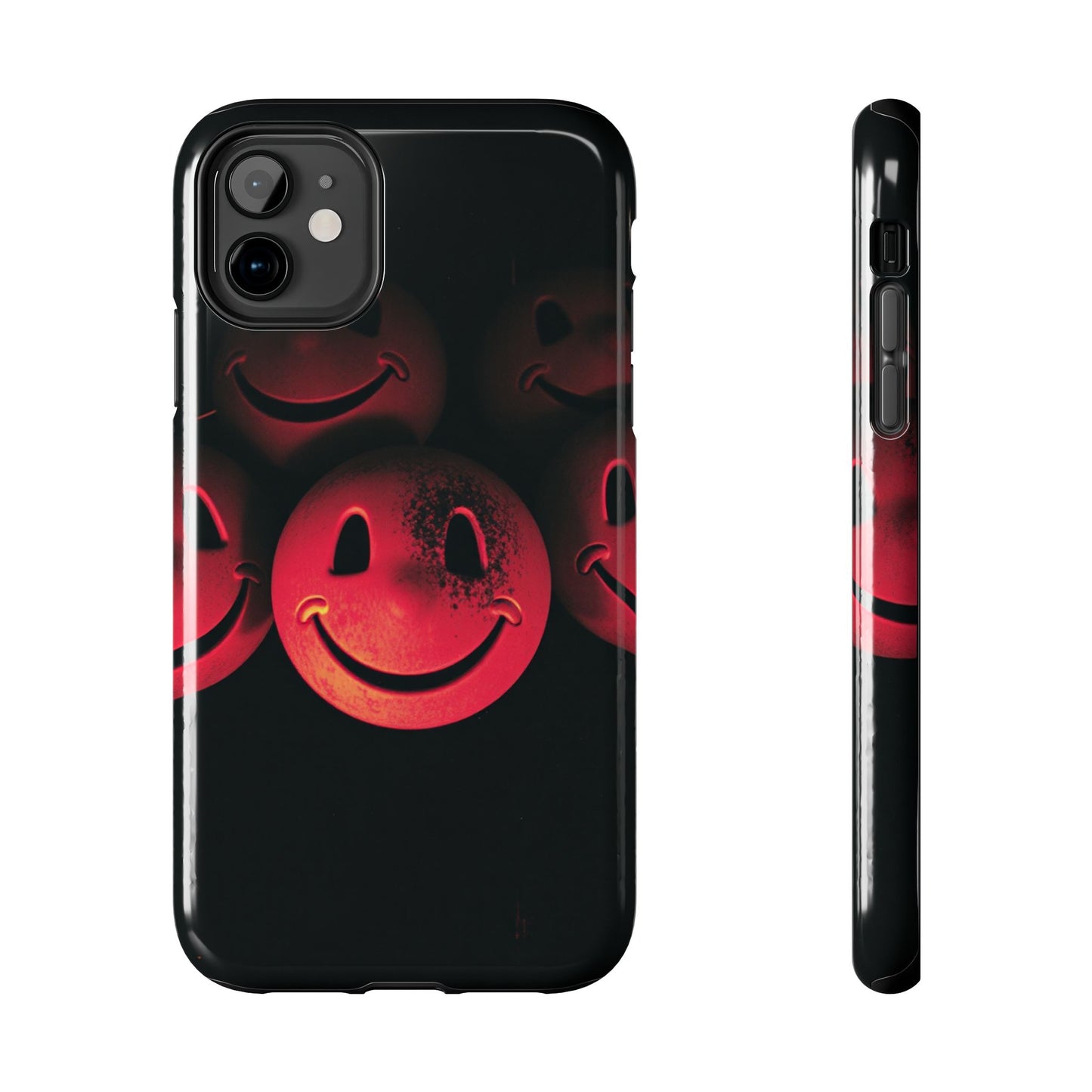 Smiley Face Tough Phone Case - Durable Protection with Fun Design
