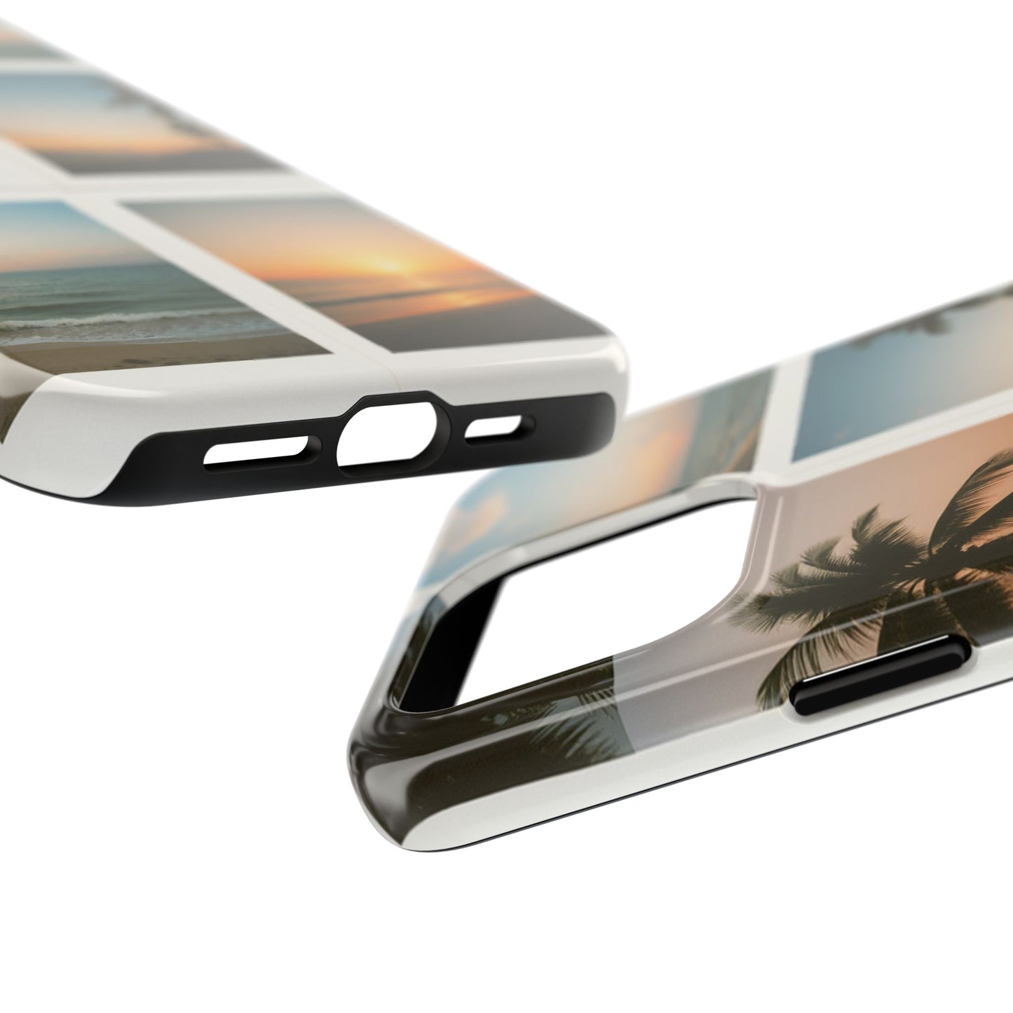 Tropical Sunset Tough Phone Case - Beach Vibes for Summer Adventures